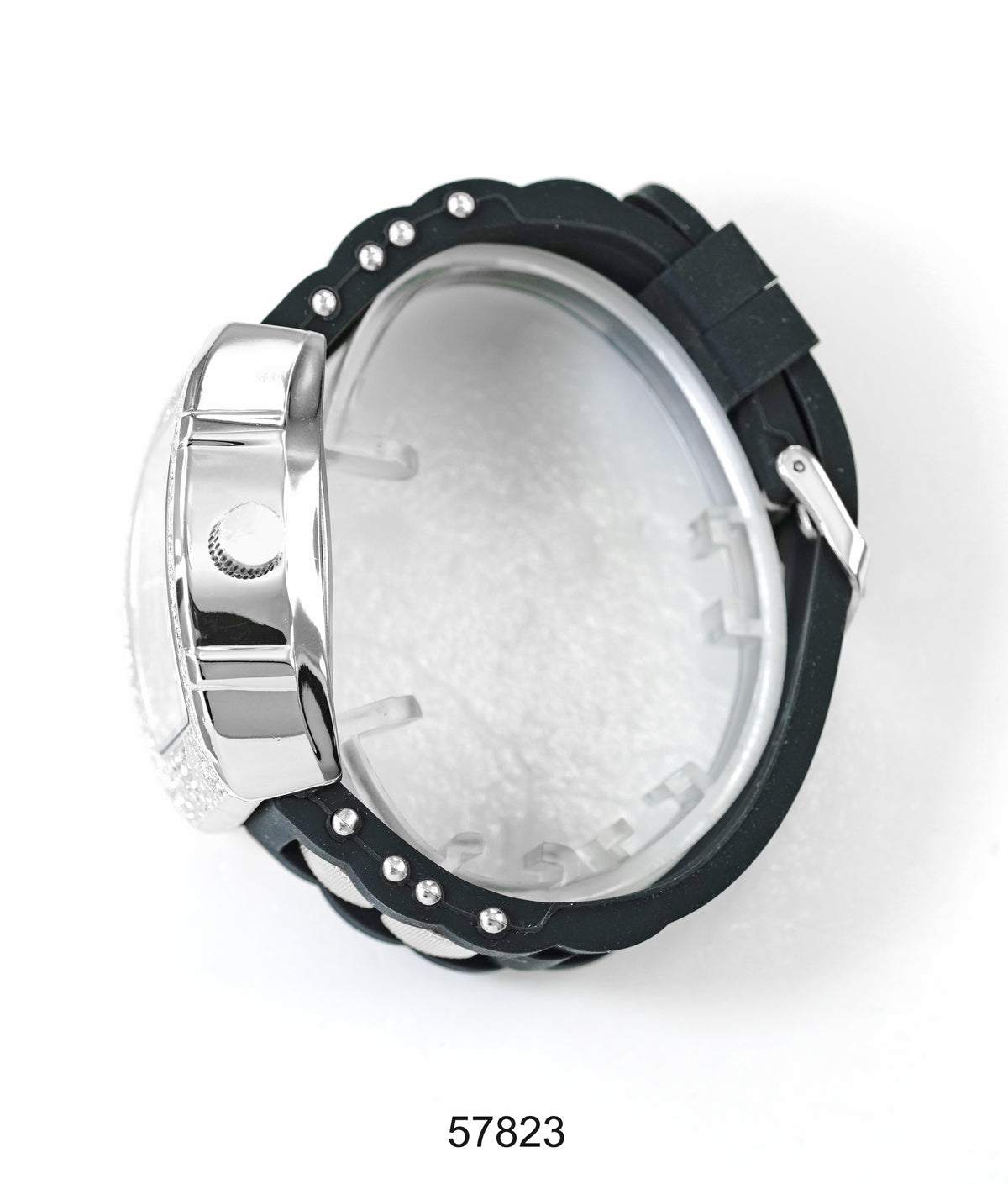 5782-Montres Carlo Silicon Band Watch