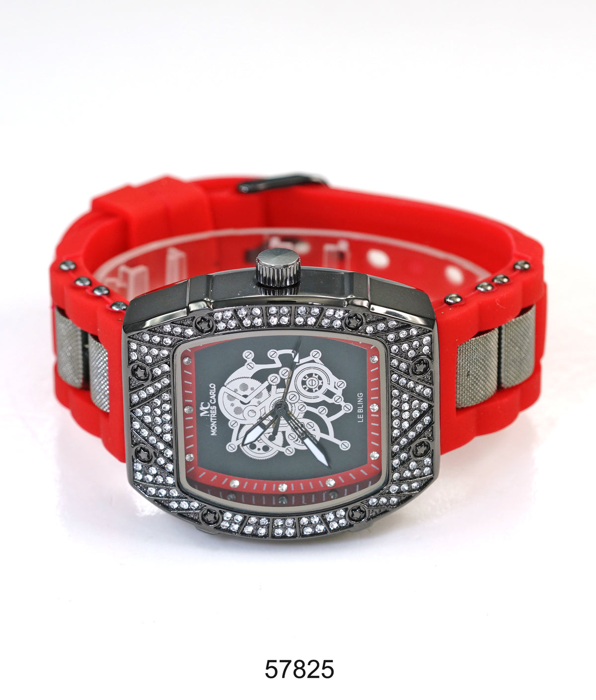 5782-Montres Carlo Silicon Band Watch