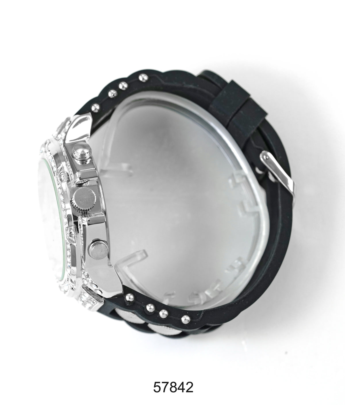 5784-Montres Carlo Silicon Band Watch