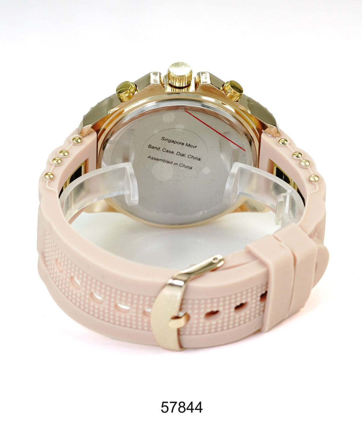 5784-Montres Carlo Silicon Band Watch