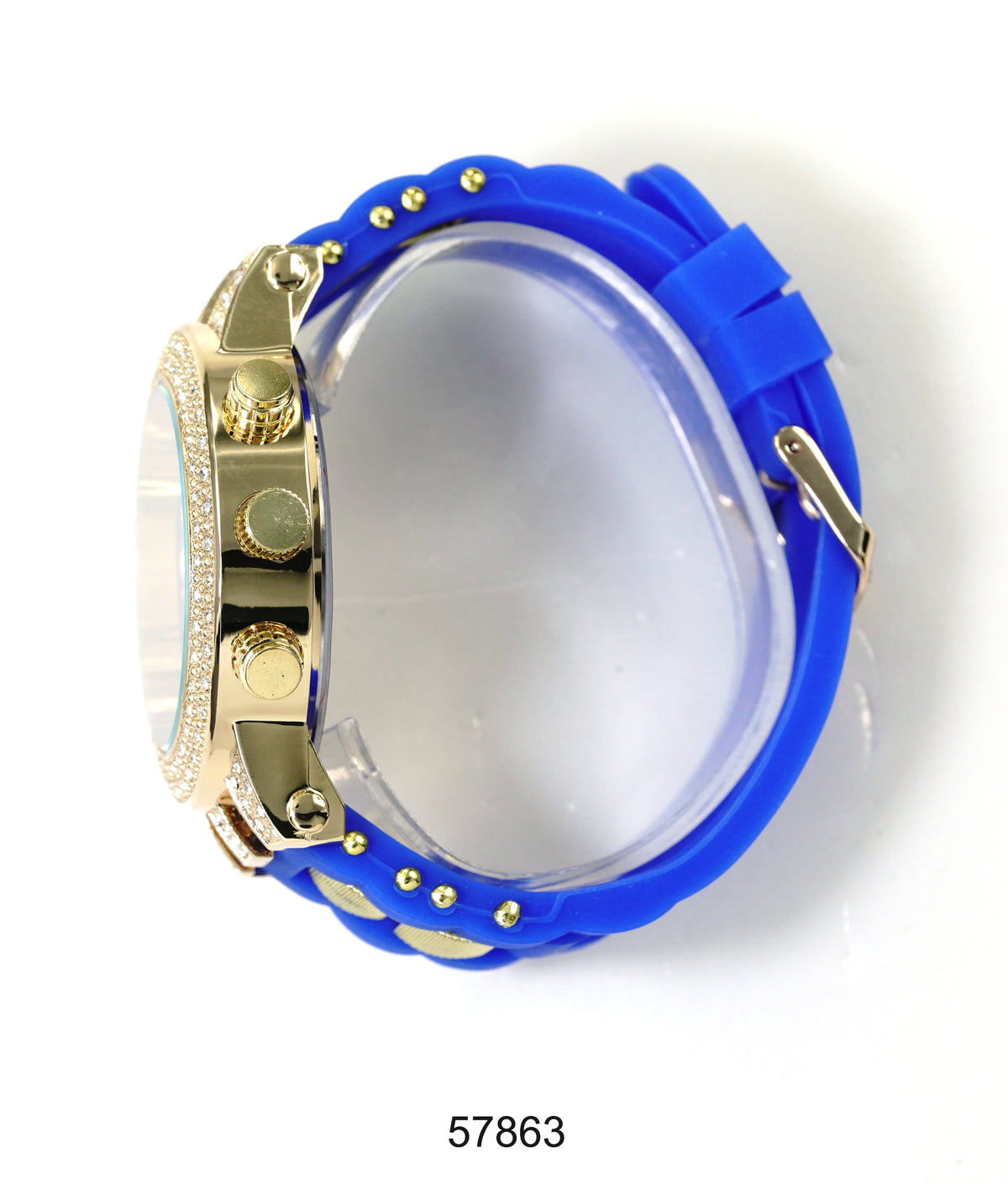5786-Montres Carlo Silicon Band Watch