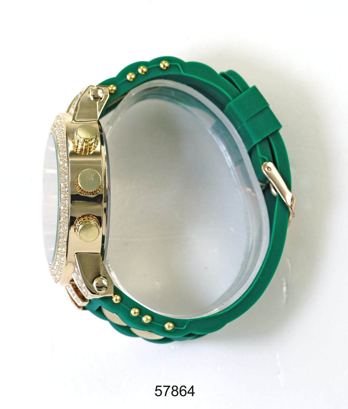 5786-Montres Carlo Silicon Band Watch