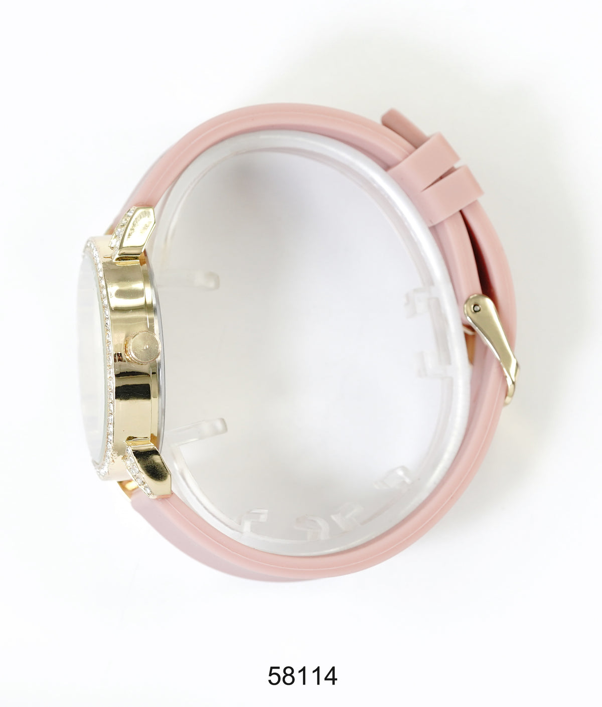 5811-Montres Carlo Silicon Band Watch