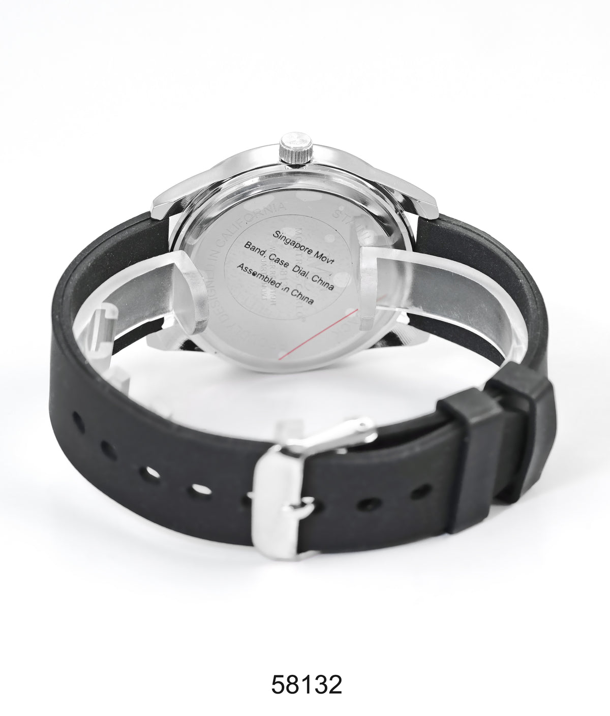 5813-Montres Carlo Silicon Band Watch