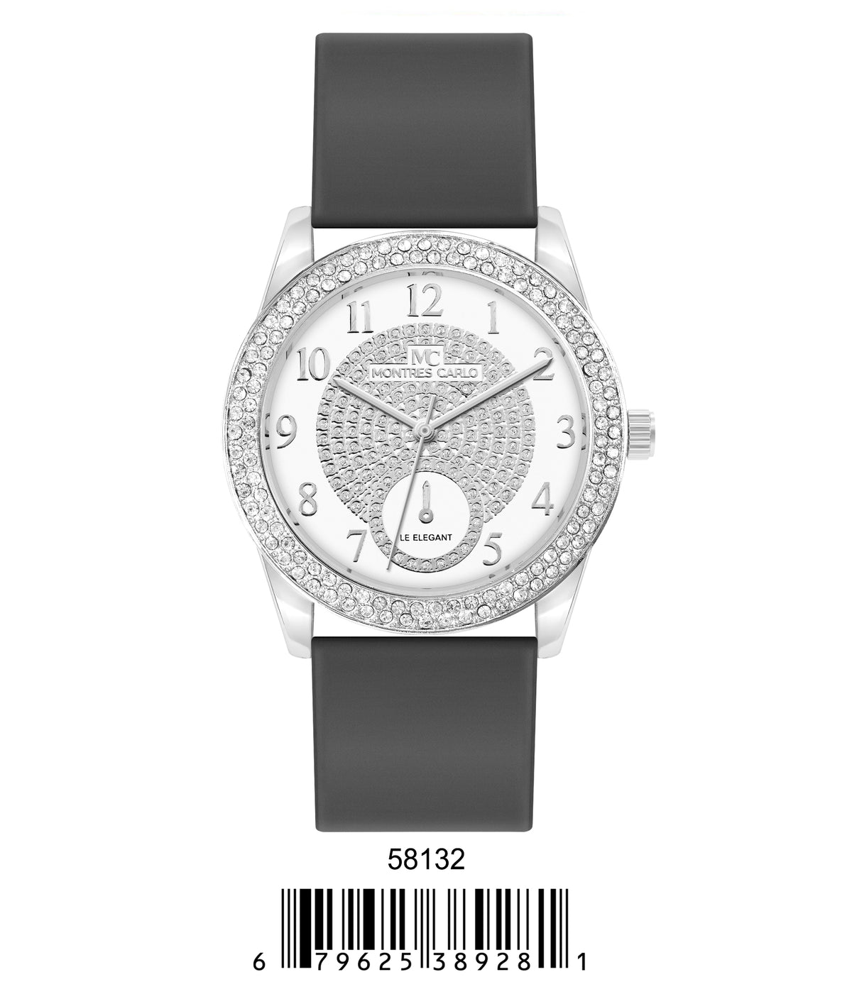 5813-Montres Carlo Silicon Band Watch