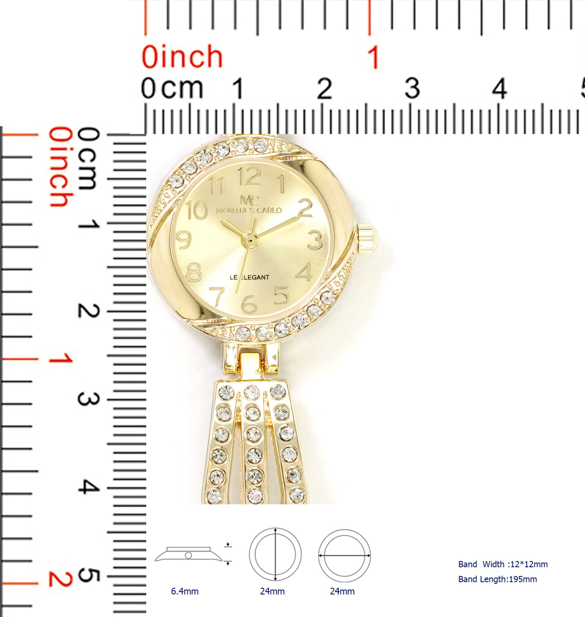 5817-Montres Carlo Bracelet Watch