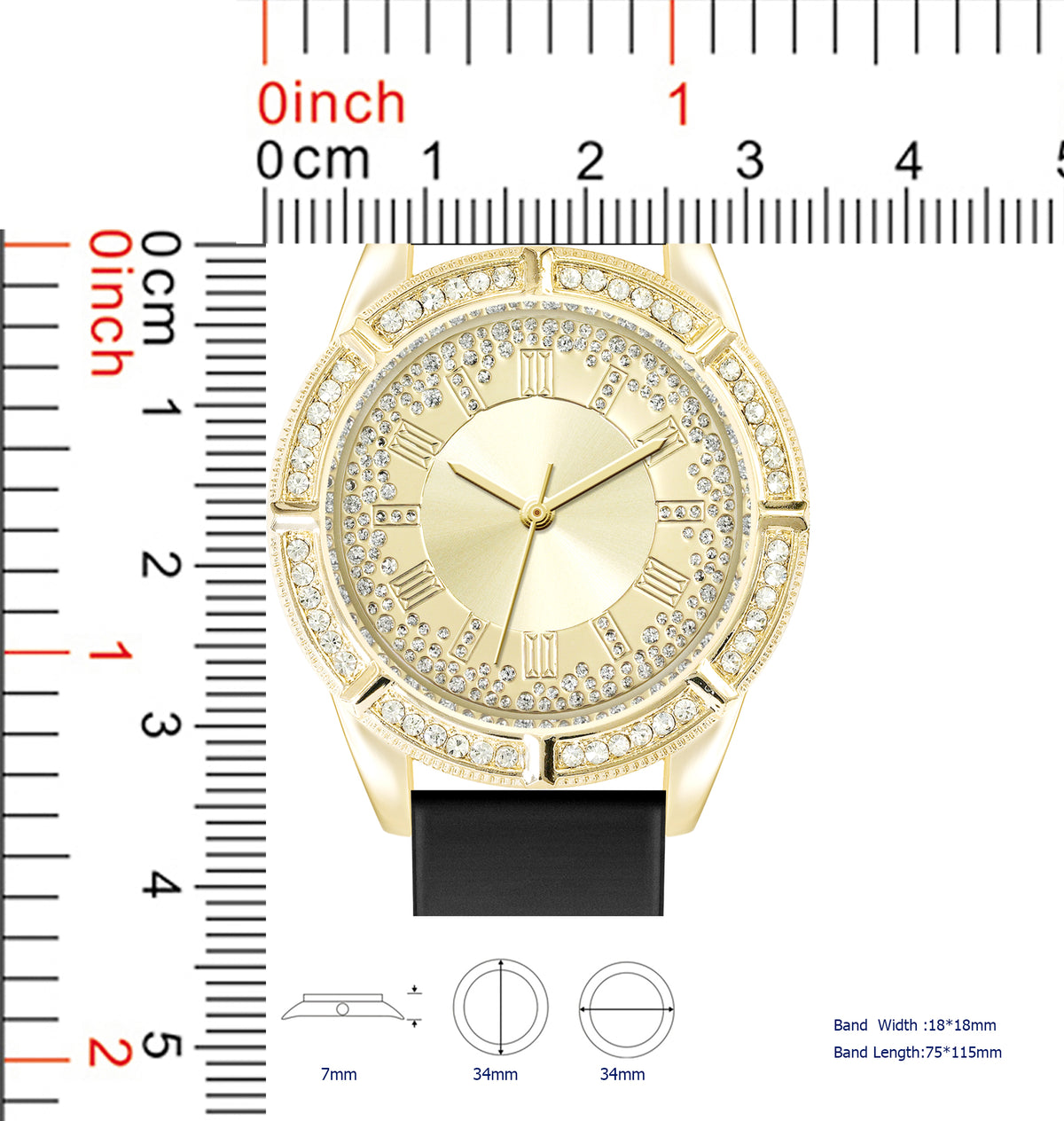5823-JB8 - Silicon band watch Gift Box Edition