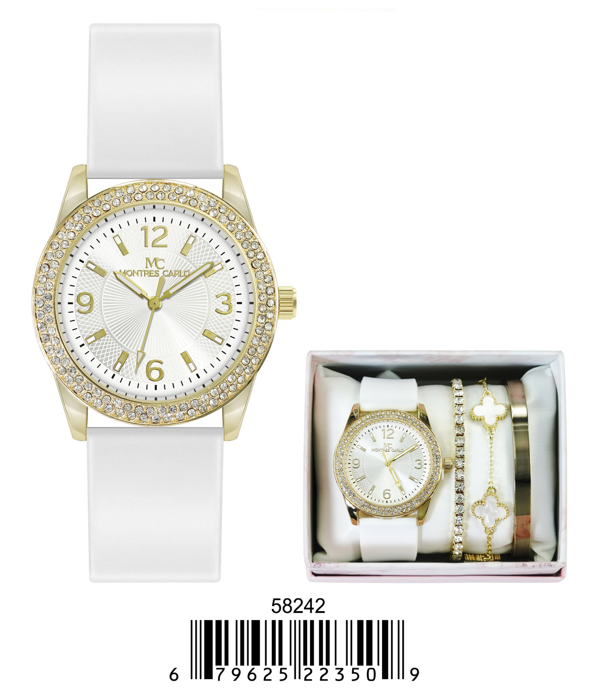 5824-JB8 - Silicon band watch Gift Box Edition