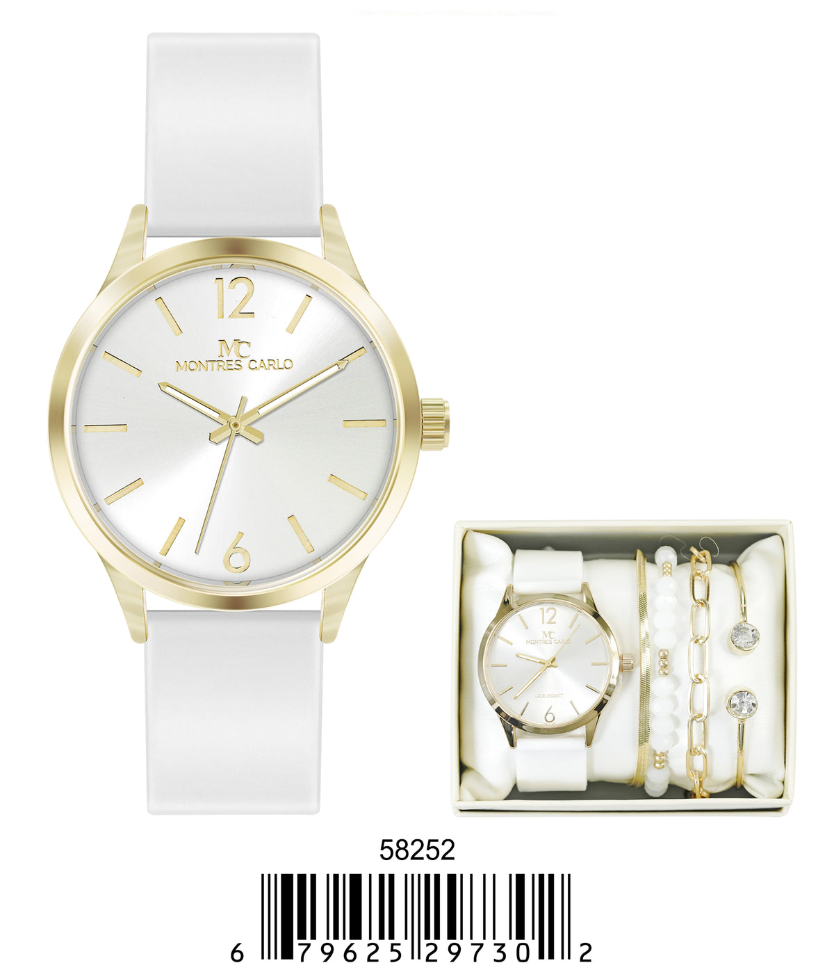 5825-JB8 - Silicon band watch Gift Box Edition