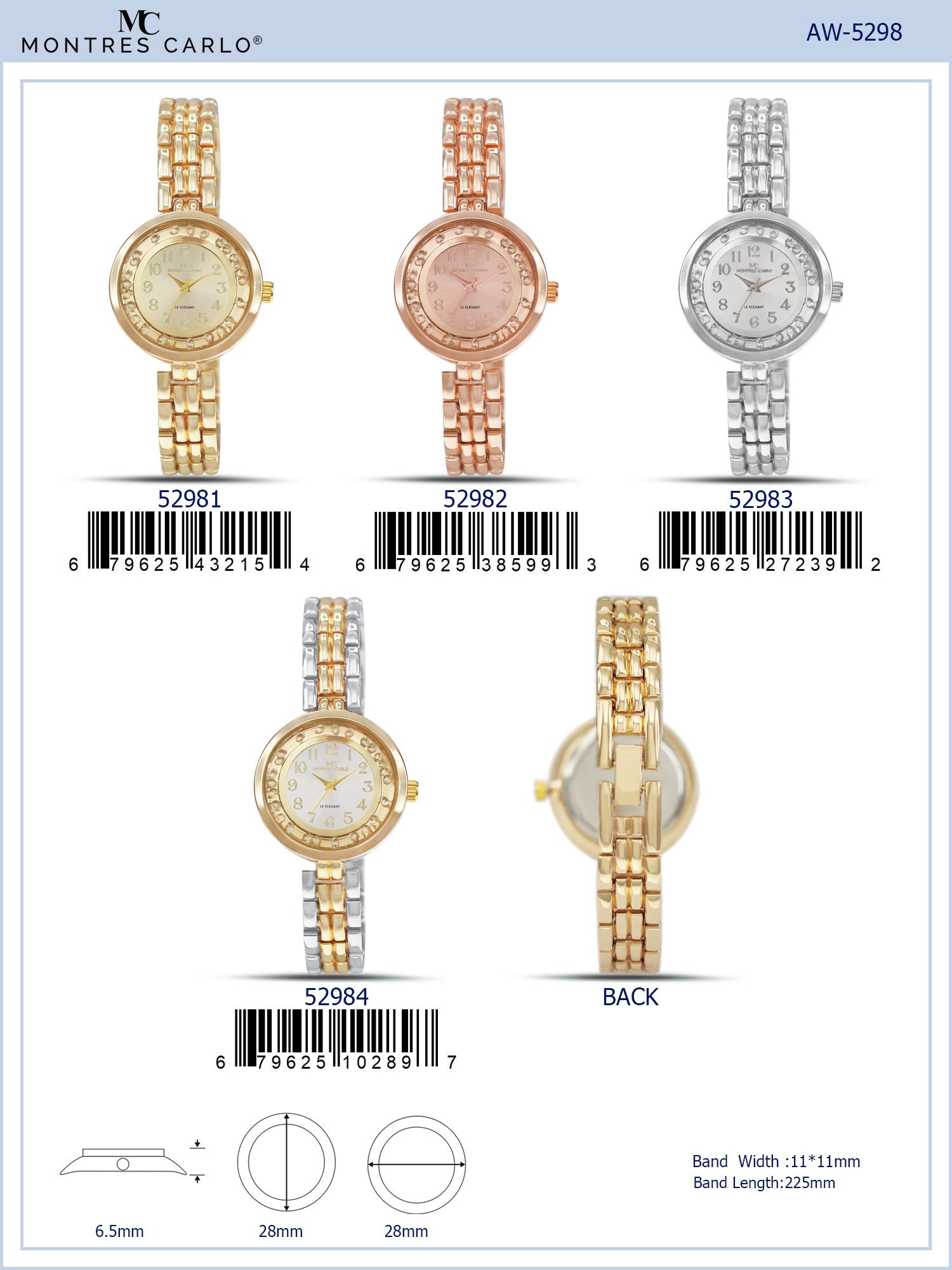 5298 - Bracelet Watch