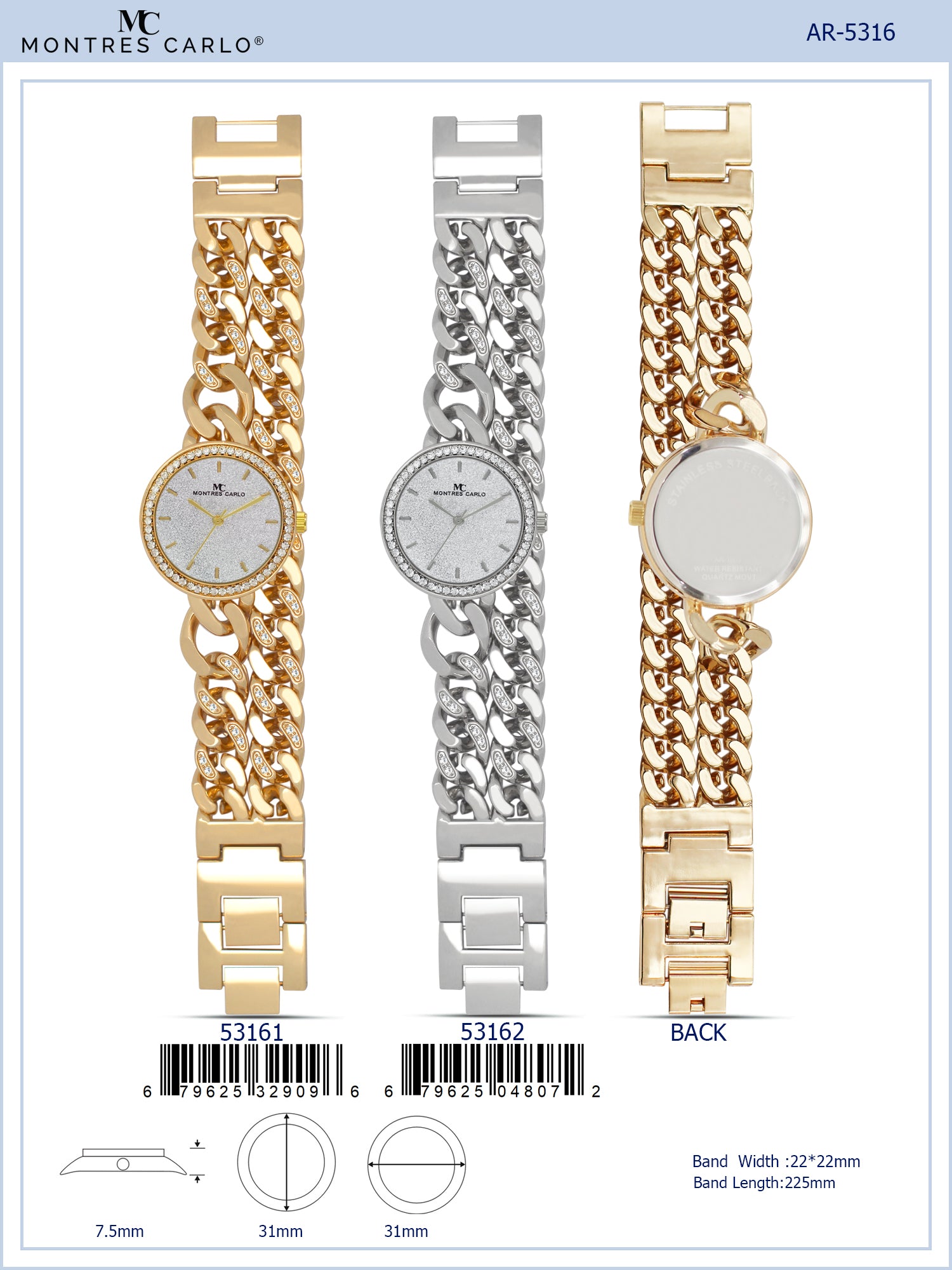 5316 - Bracelet Watch