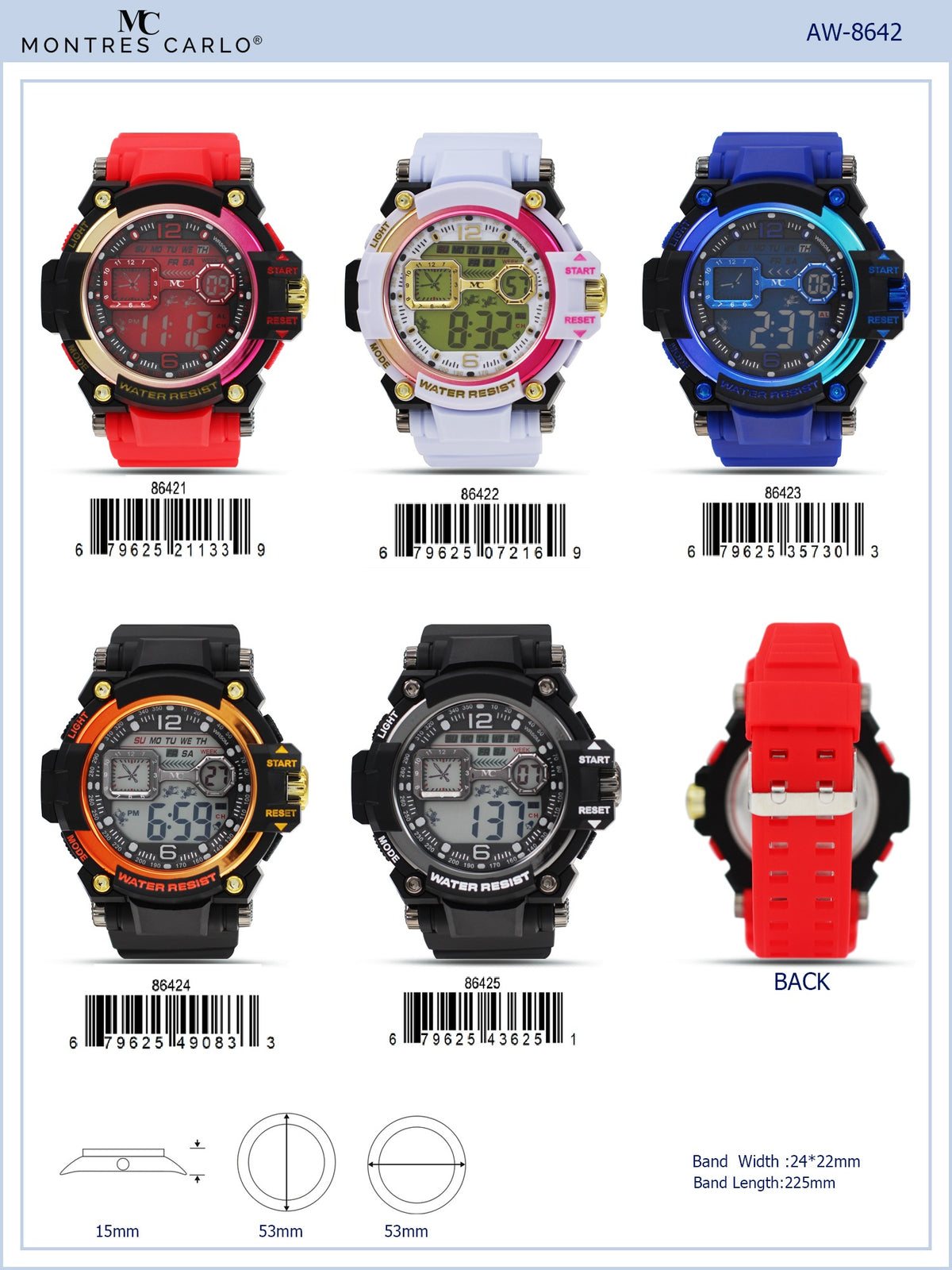 8642 - Reloj digital