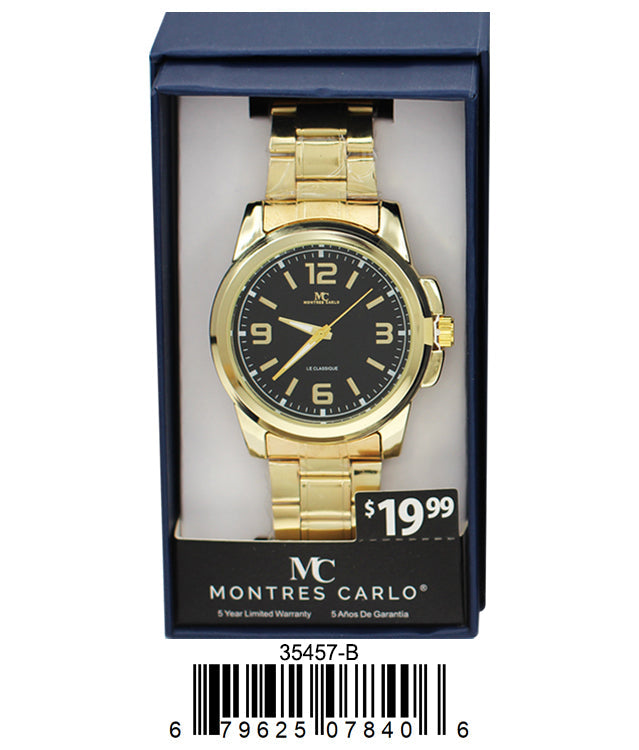 3545-B Boxed Metal Band Watch