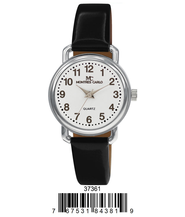 3736 - Faux Leather Band Watch
