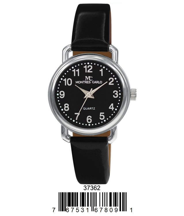 3736 - Faux Leather Band Watch