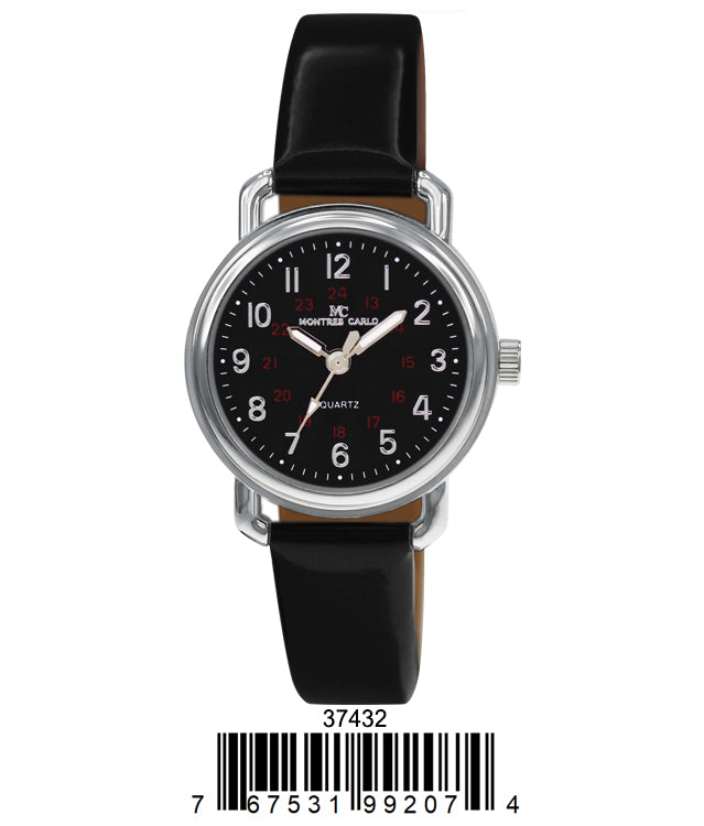 3743 - Reloj con correa de cuero vegano