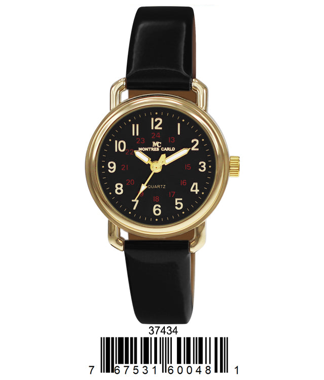 3743 - Reloj con correa de cuero vegano
