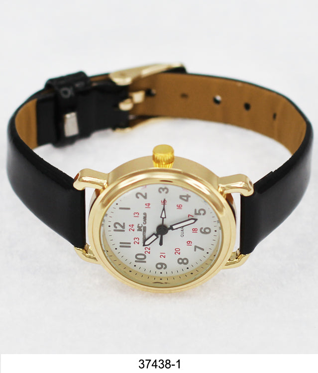 3743 - Reloj con correa de cuero vegano