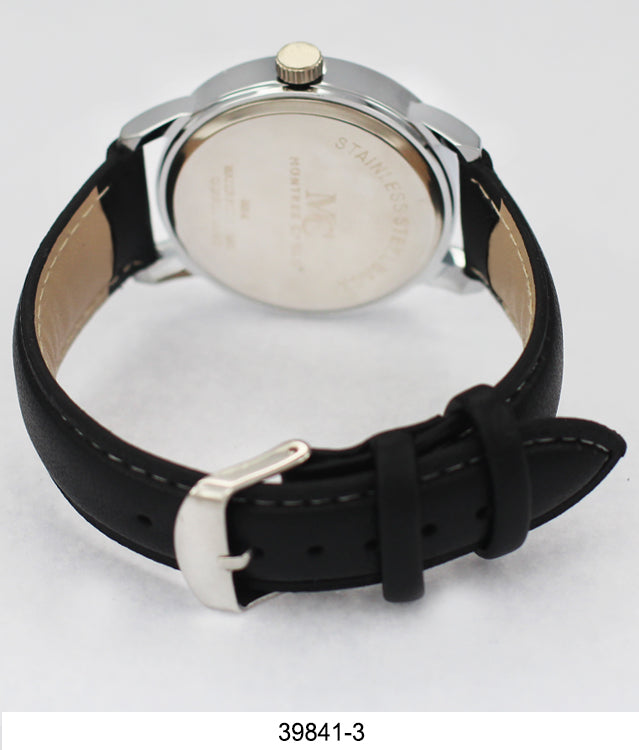 3984 -Faux Leather Band Watch