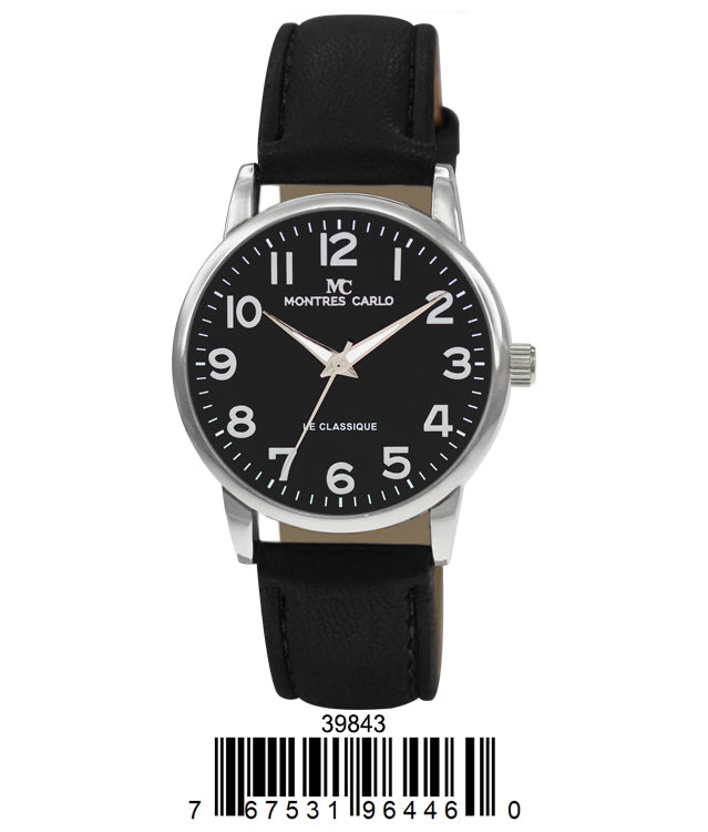 3984 -Faux Leather Band Watch