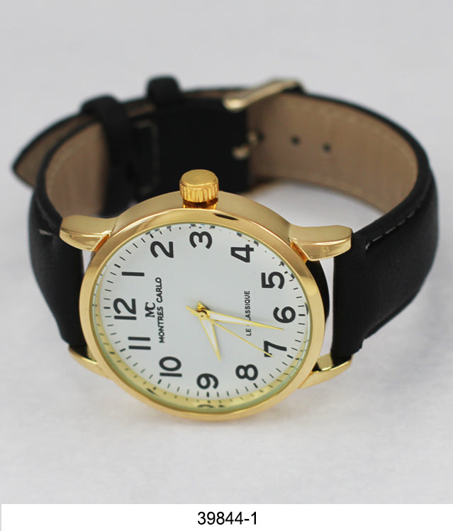 3984 -Faux Leather Band Watch