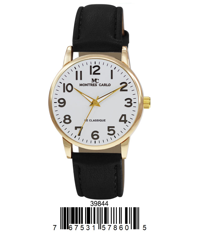 3984 -Faux Leather Band Watch