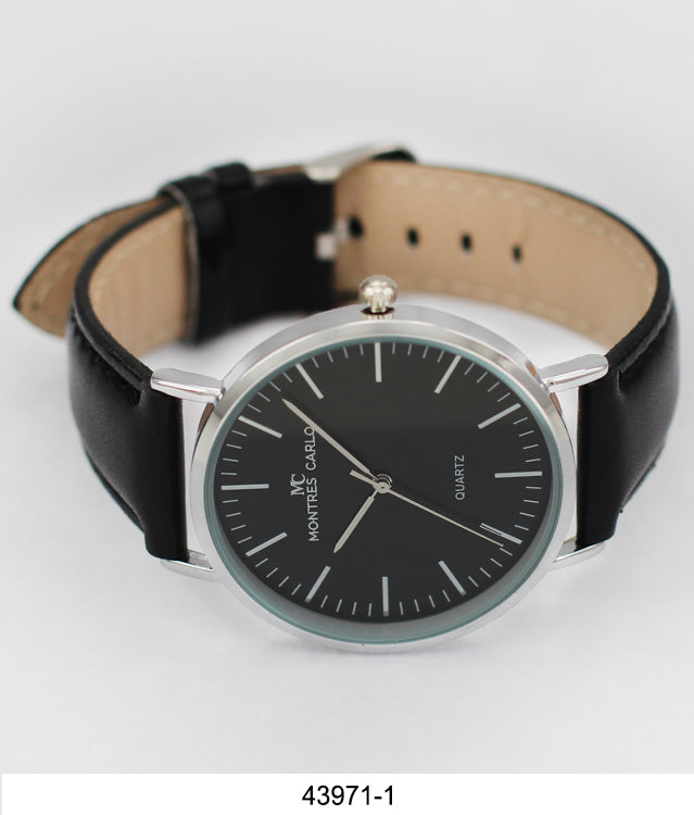 4397 - Faux Leather Band Watch