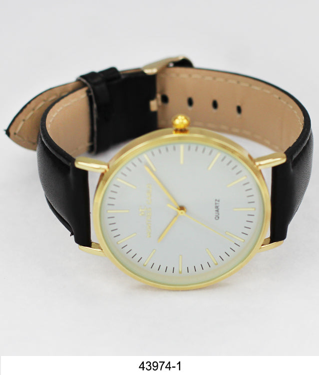 4397 - Faux Leather Band Watch