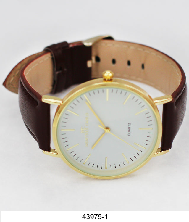 4397 - Faux Leather Band Watch