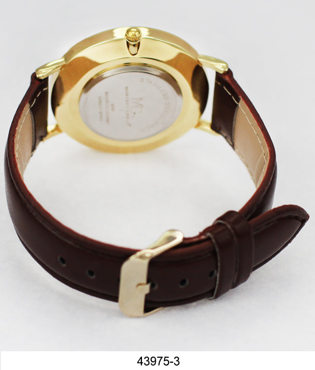 4397 - Faux Leather Band Watch