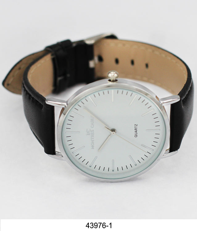 4397 - Faux Leather Band Watch