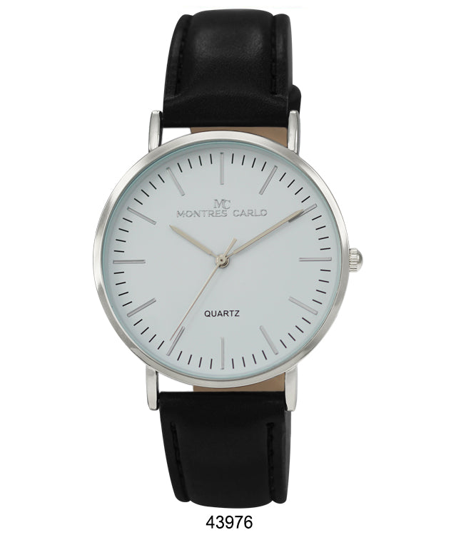 4397 - Faux Leather Band Watch