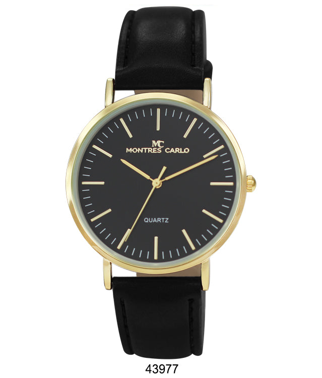 4397 - Faux Leather Band Watch