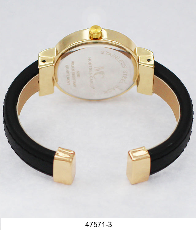 4757 - Leather Cuff Watch