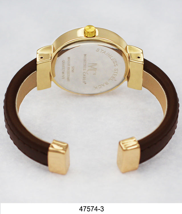4757 - Leather Cuff Watch