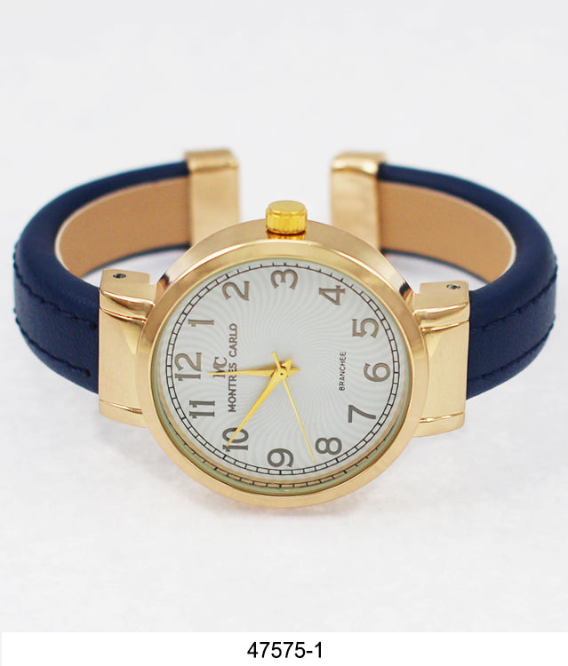 4757 - Leather Cuff Watch