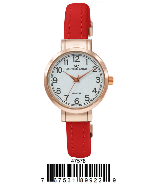 4757 - Leather Cuff Watch