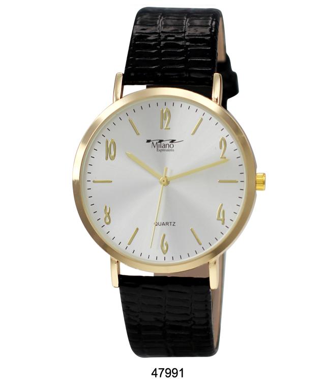 4799 - Faux Leather Band Watch