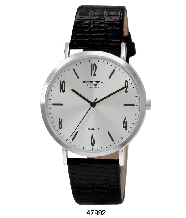 4799 - Faux Leather Band Watch