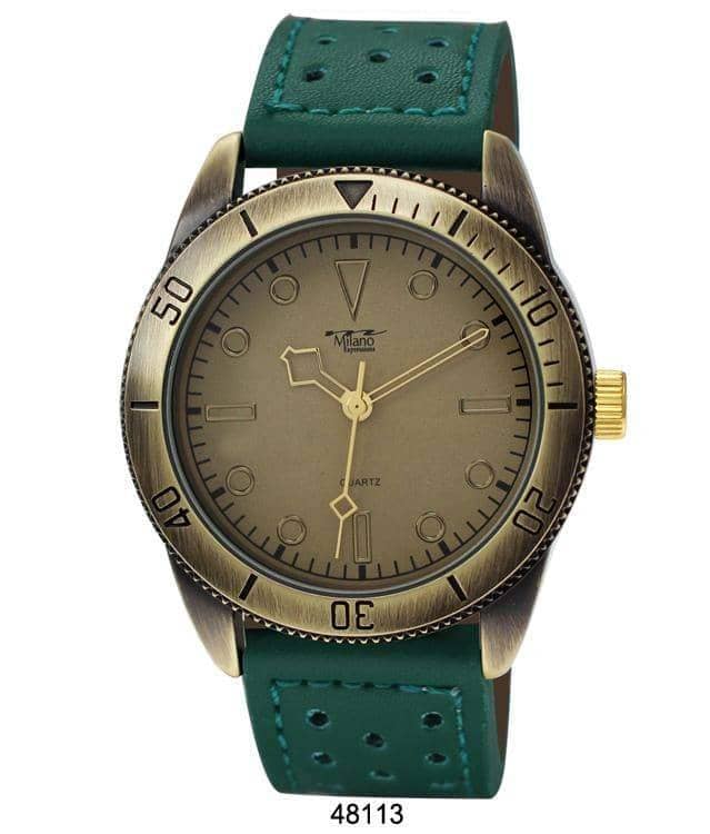 4811 - Faux Leather Band Watch