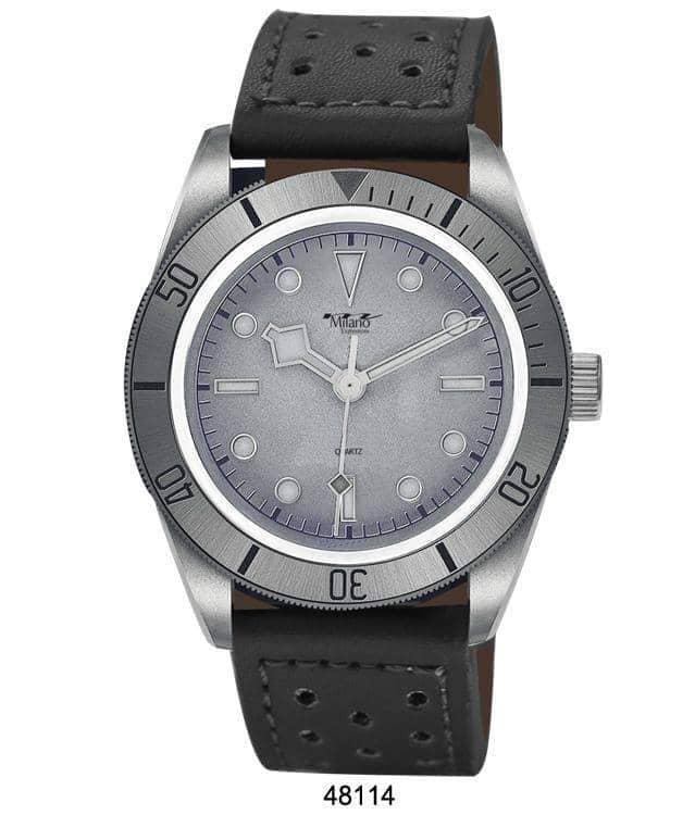 4811 - Faux Leather Band Watch