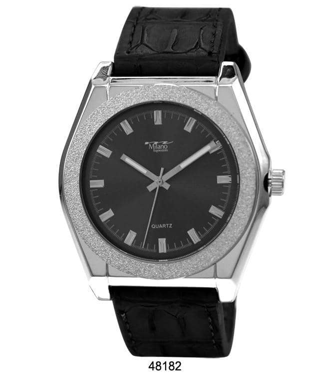 4818 - Faux Leather Band Watch