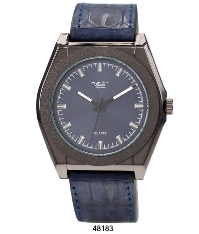 4818 - Faux Leather Band Watch