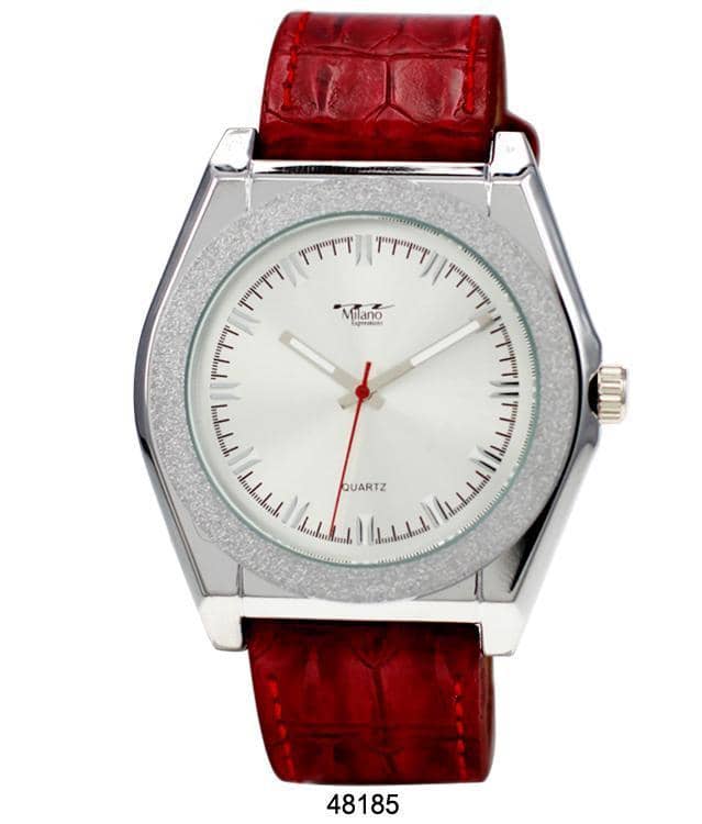 4818 - Faux Leather Band Watch