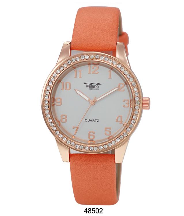 4850 -Faux Leather Band Watch