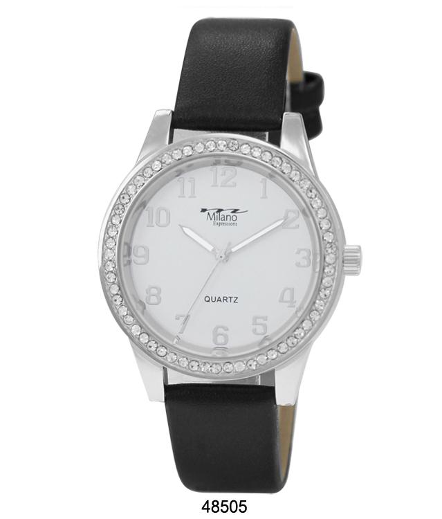 4850 -Faux Leather Band Watch