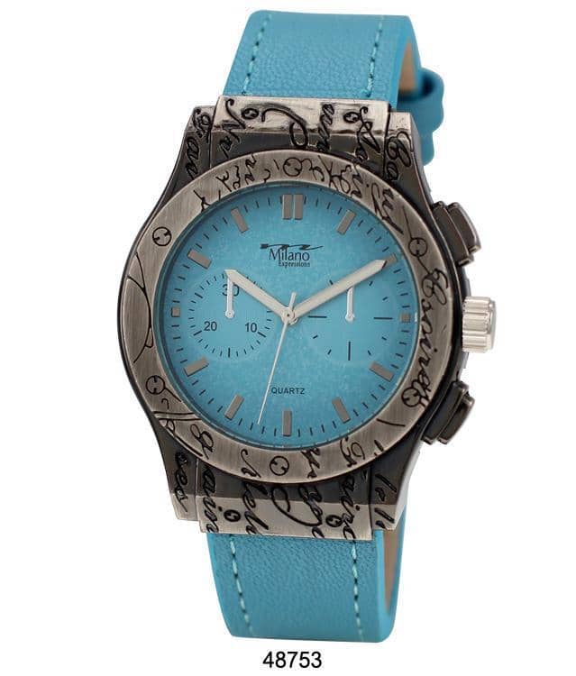 4875 - Faux Leather Band Watch