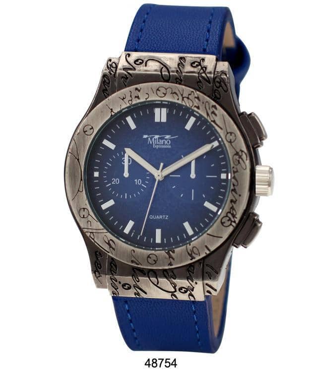 4875 - Faux Leather Band Watch