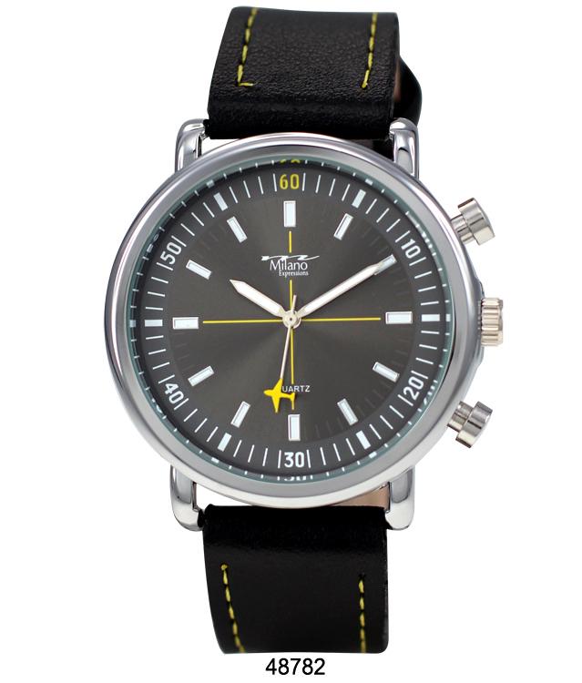 4878 -Faux Leather Band Watch
