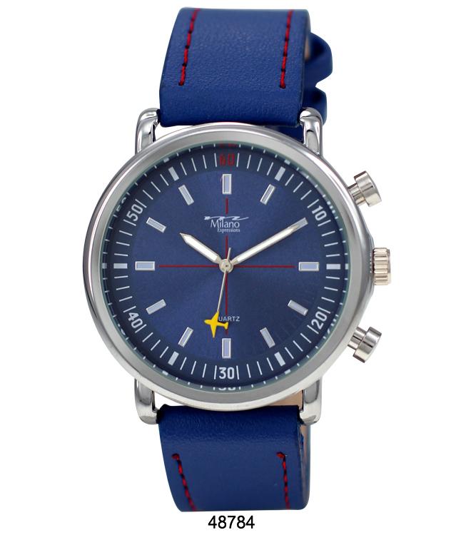 4878 -Faux Leather Band Watch